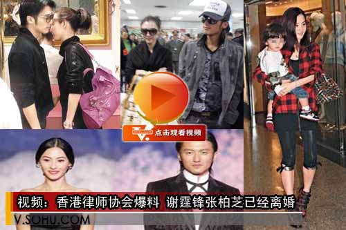 视频：香港律师协会爆料 谢霆锋张柏芝已经离婚